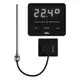 Kermi Ineo-E Bad- und Wohnheizkörper, Onyx, rechts, WWS schwarz, Elektroset 860 Watt