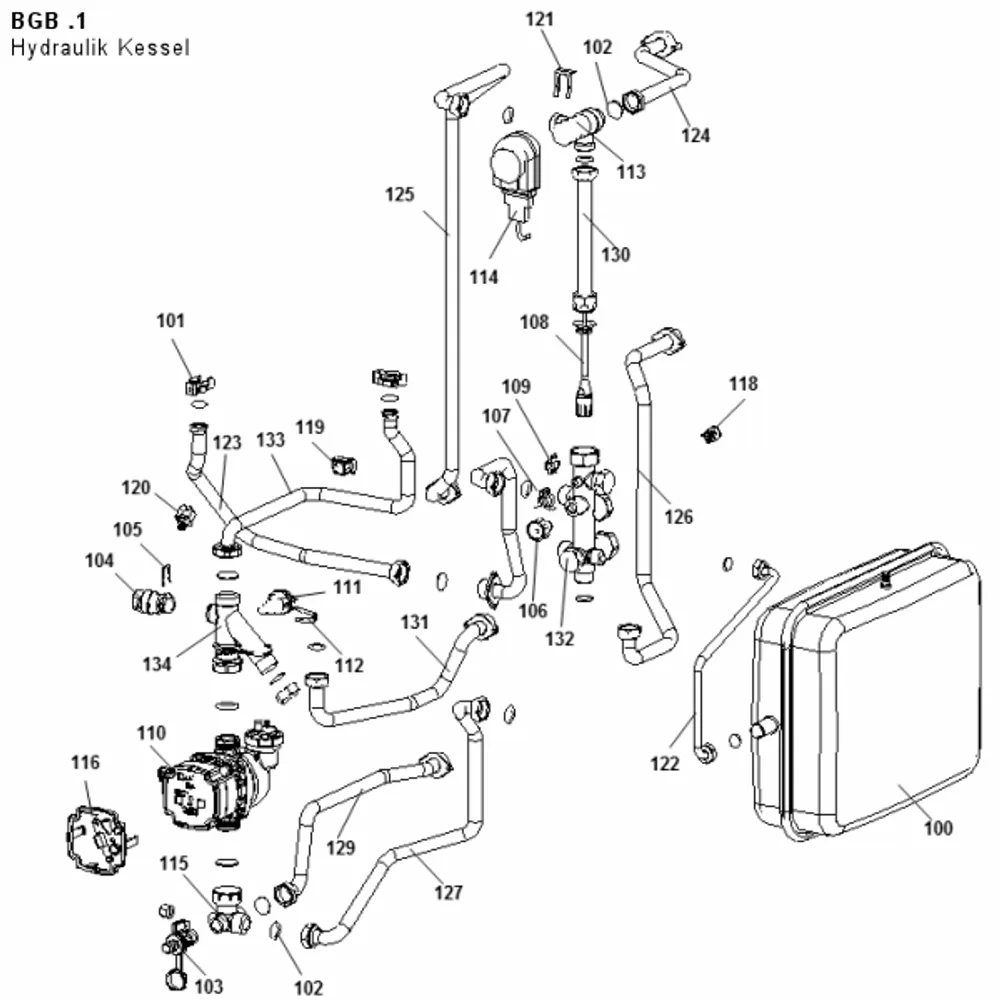 Hydraulik Kessel