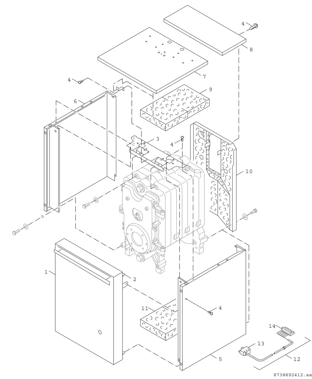 Verkleidung TG-20 U 35 - 43