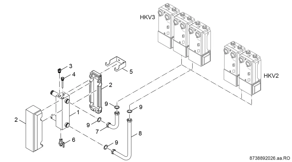 Hydr. Weiche/Differenzdruckregler