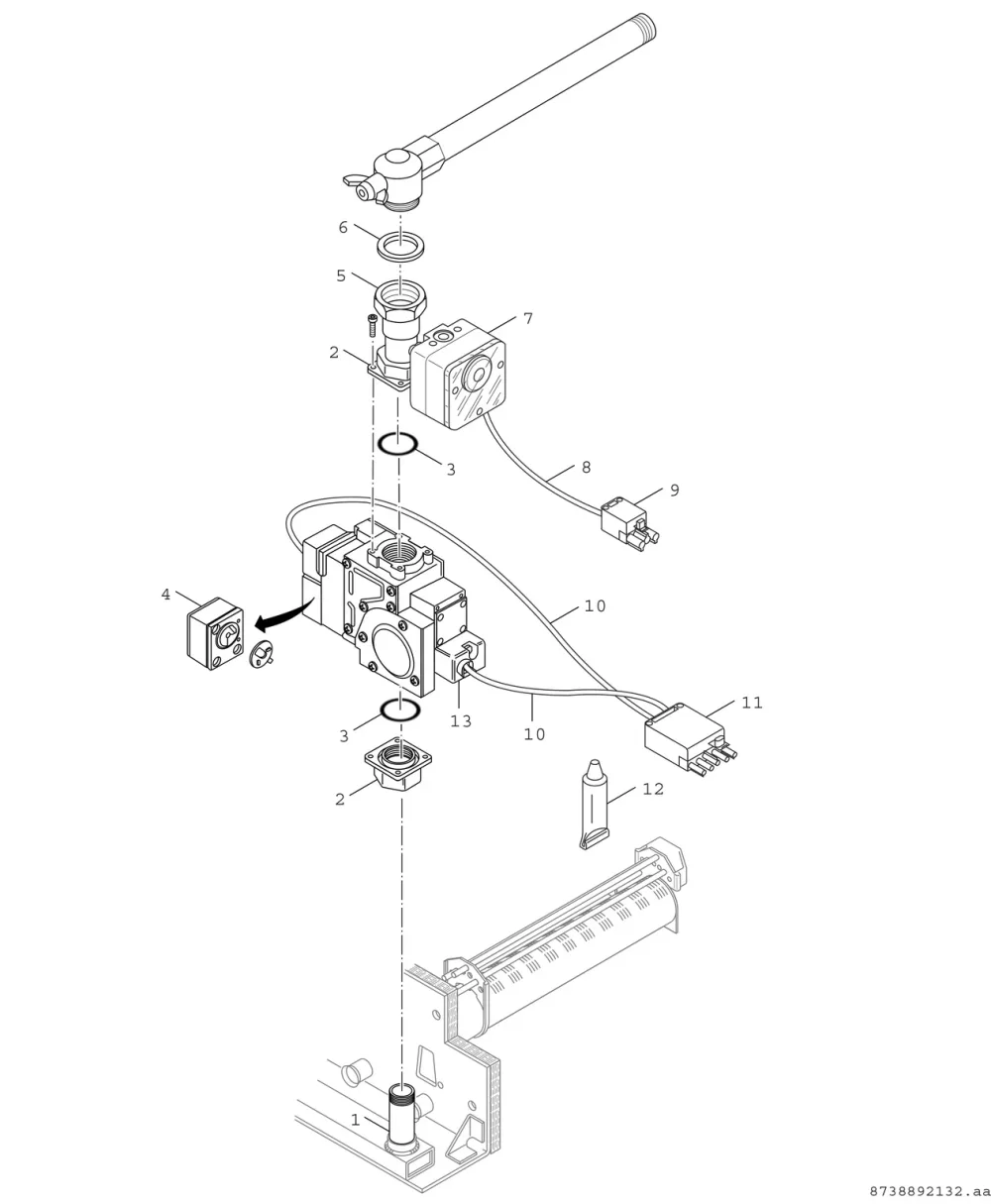Armaturengruppe VR 4905 GiV/GiV 94 10kW