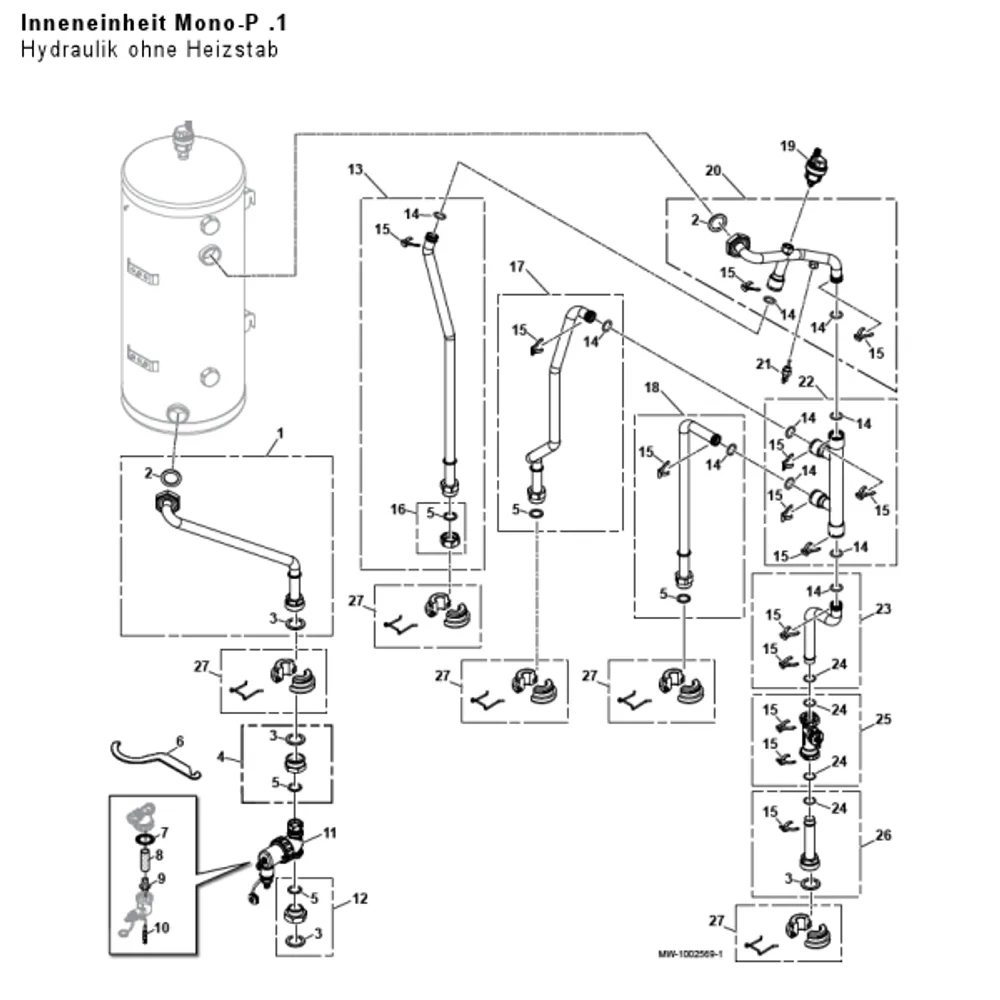 Hydraulik ohne Heizstab