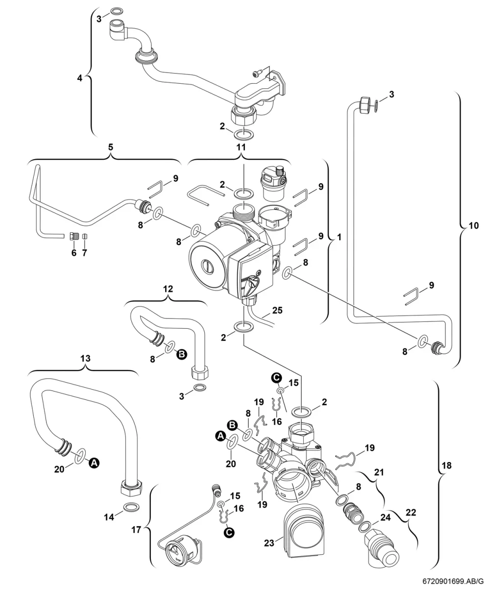 Pumpe/Hydraulikschalter