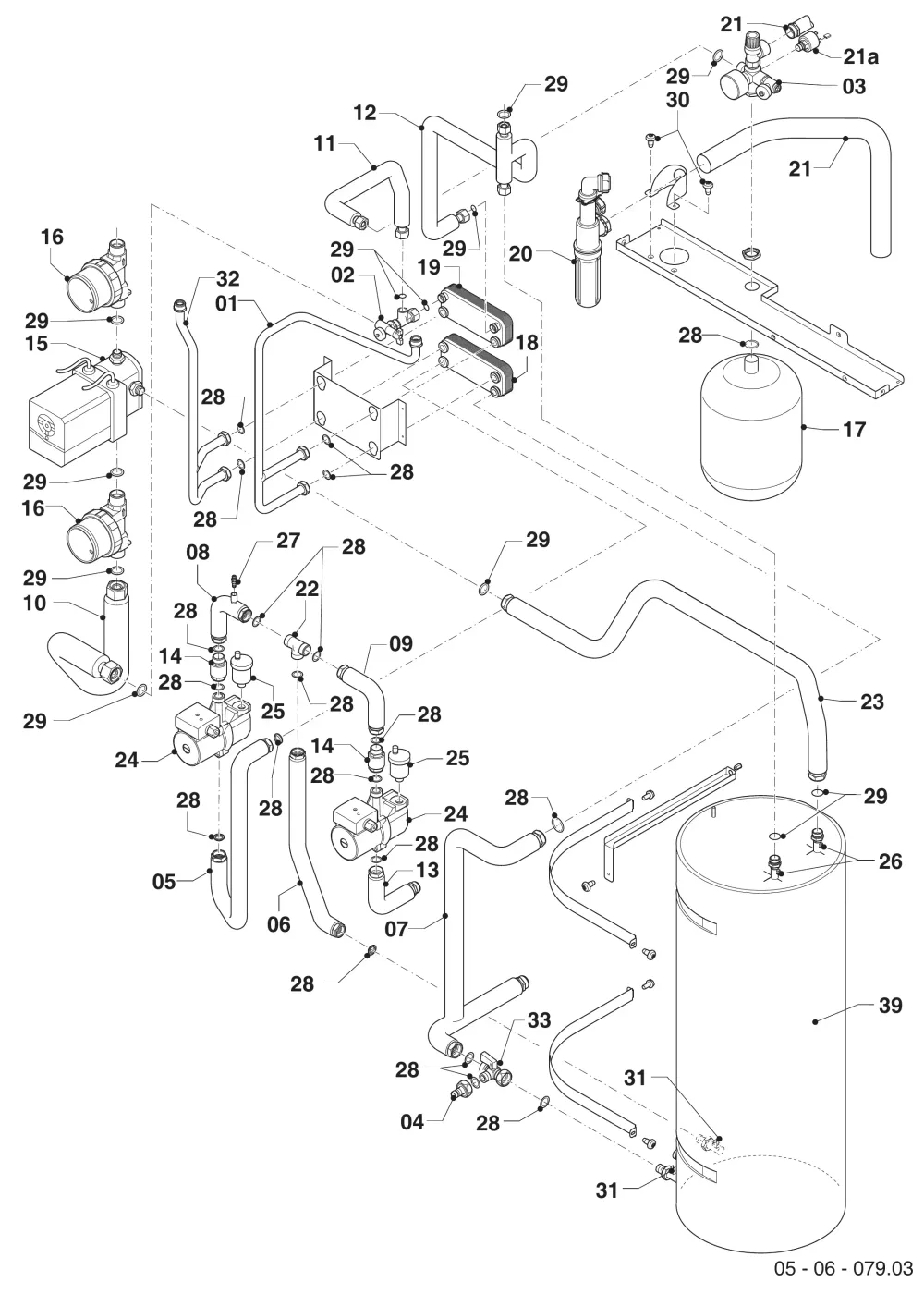 Hydraulik Zeolitheinheit