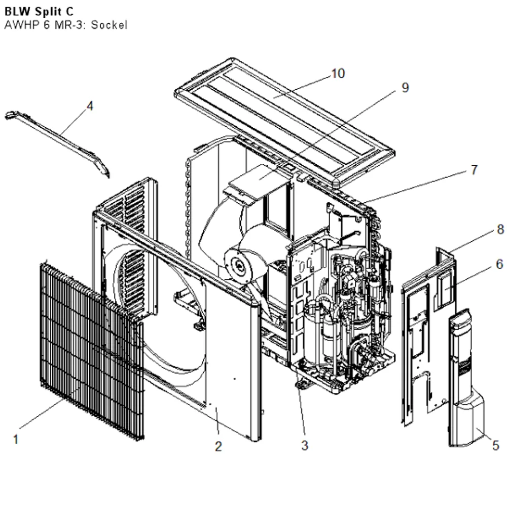 AWHP 6 MR-3: Sockel