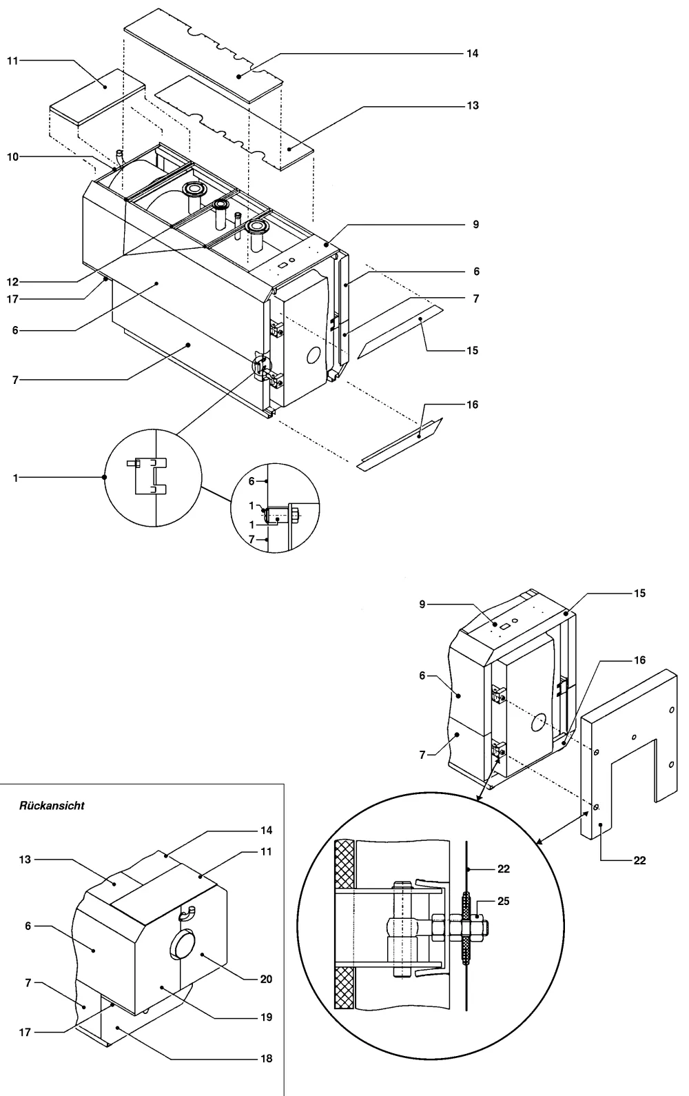 Verkleidungsteile