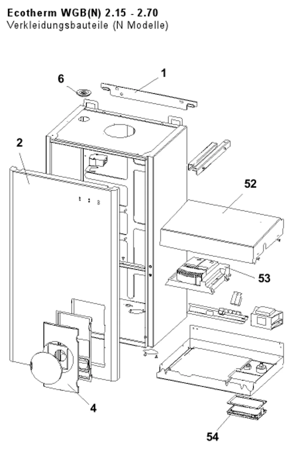 Verkleidungsbauteile (N Modelle)