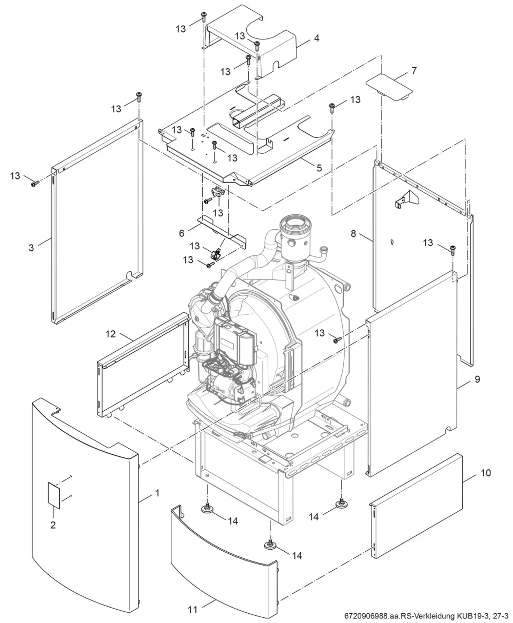 Verkleidung KUB 19-3, 27-3