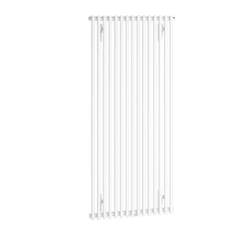 Weißer Kermi Bad- und Wohnheizkörper Pio, zweilagig, 900x804x64 mm, 1224 Watt.