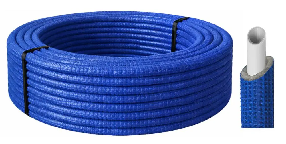 PE-RT 50 Meter Verbundrohr vorgedämmt blau, PE-RT / Alu / PE-RT, Dim 20 x 2,8 / 6 mm / 5-Schicht Rohr, MC20000025 Galeriebild 1