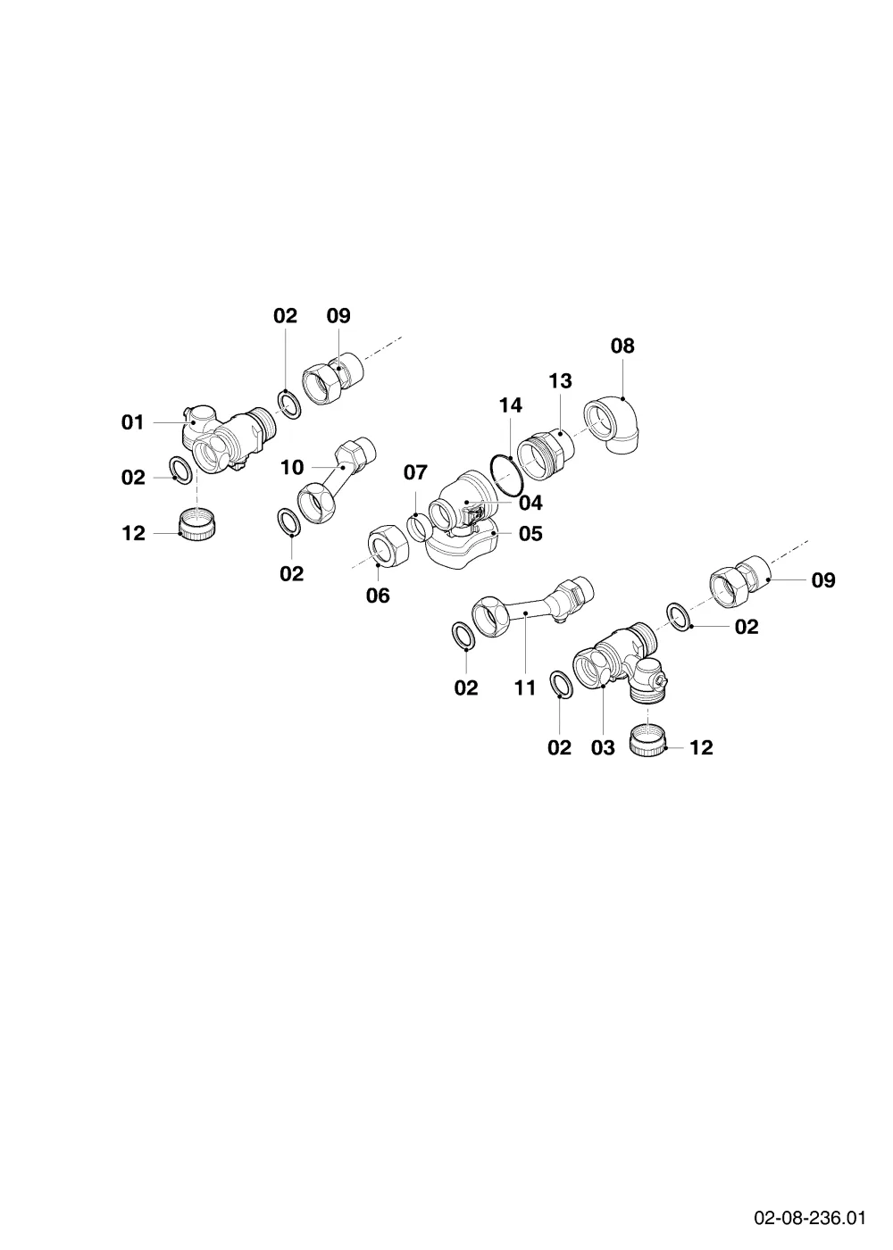 VCW-Installationsset Kunststoff