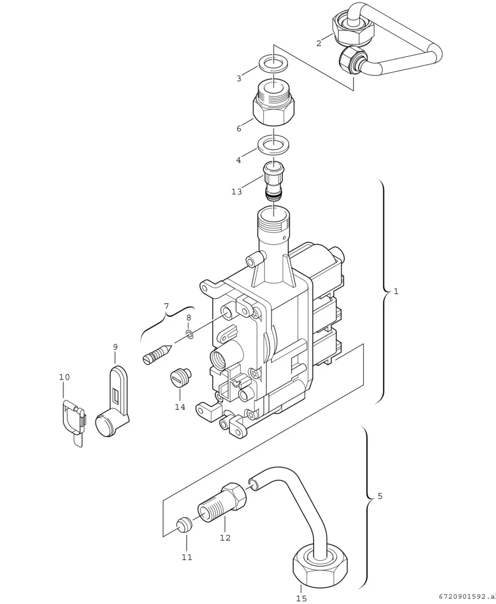 Gasarmatur